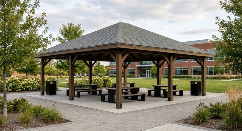 Commercial Gazebo Assembly in Olathe, KS