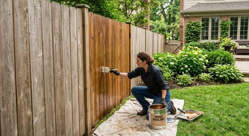 Cedar Fence Sealing in Kitsap County, WA